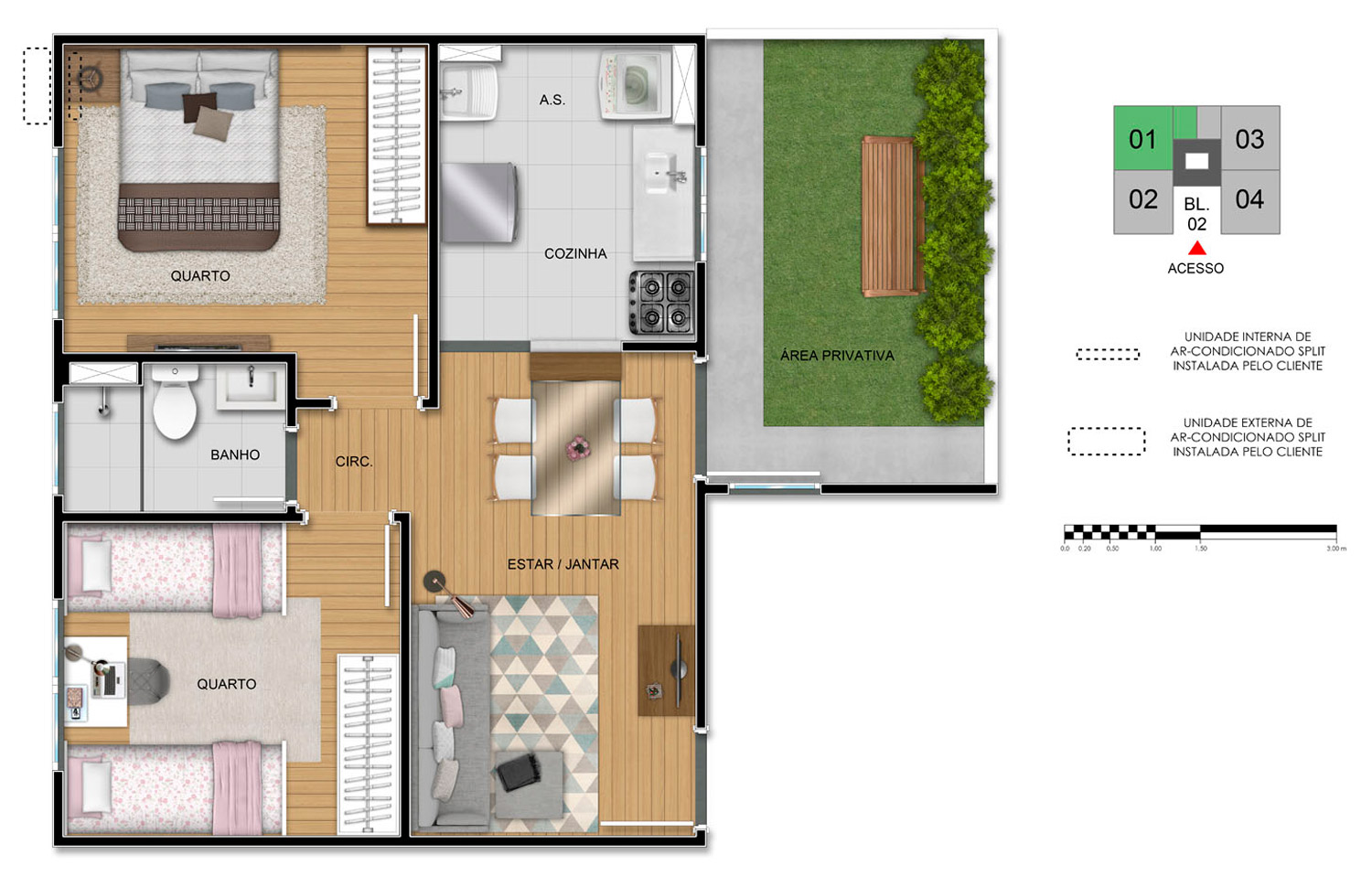 Na Planta Residencial Sion Apartamentos Em Sorocaba MRV